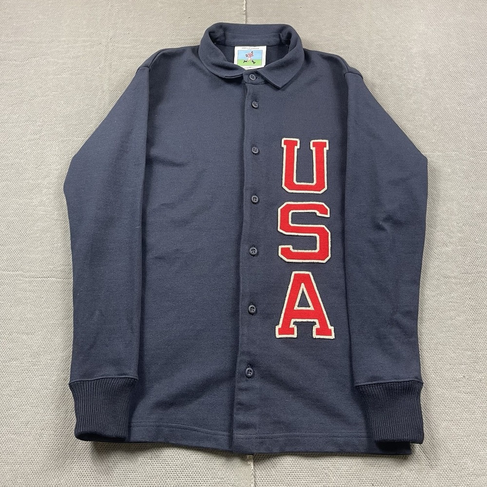 Rowing Blazers Rugby Shirt Mens Small Heavyweight Rugby Football Jersey USA Blue